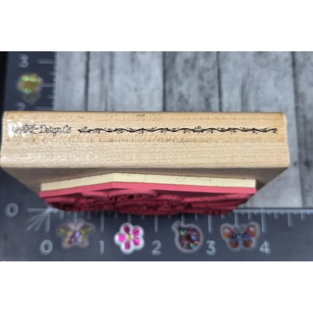 JRL Design Teddy Bear Swim Beach Beary Summer Q286 Rubber Stamp Wood #P77